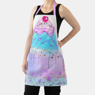 Tablier ajouter votre nom big cake apron