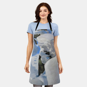 Tablier Akseli Gallen-Kallela - Le repaire du Lynx