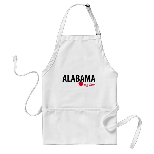 Tablier Alabama mon amour (Devant)