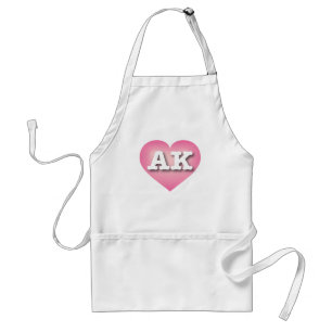 Tablier Alaska Rose Fade Heart - I love AK
