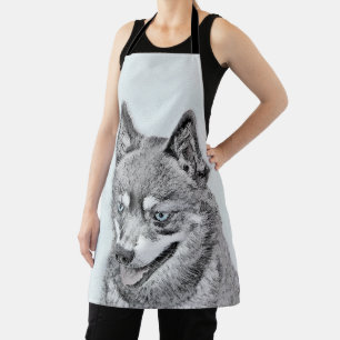 Tablier Alaskan Klee Kai Peinture - Cute Original Chien Ar