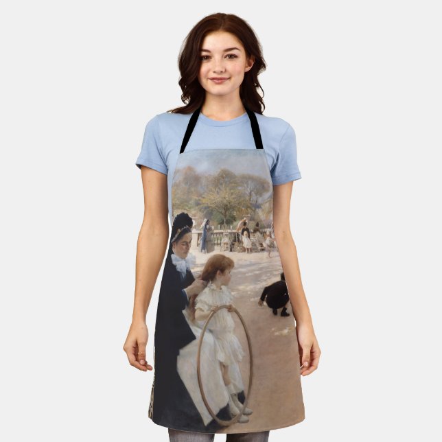 Tablier Albert Edelfeel - Jardins du Luxembourg, Paris (Porté)