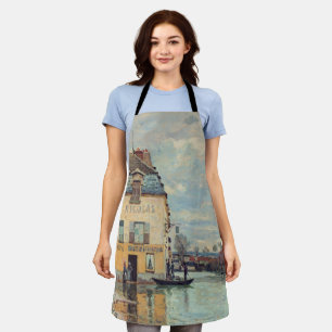 Tablier Alfred Sisley - Inondation à Port-Marly 1872