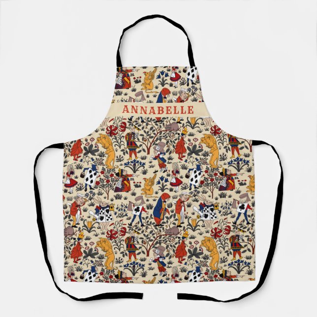 Tablier Alice au pays des merveilles Personnaliser Apron (Recto)