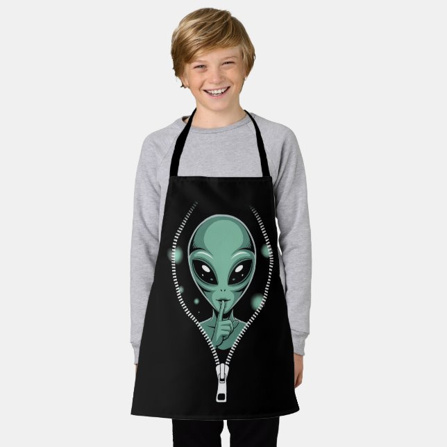 Tablier Alien Peeping (Porté)