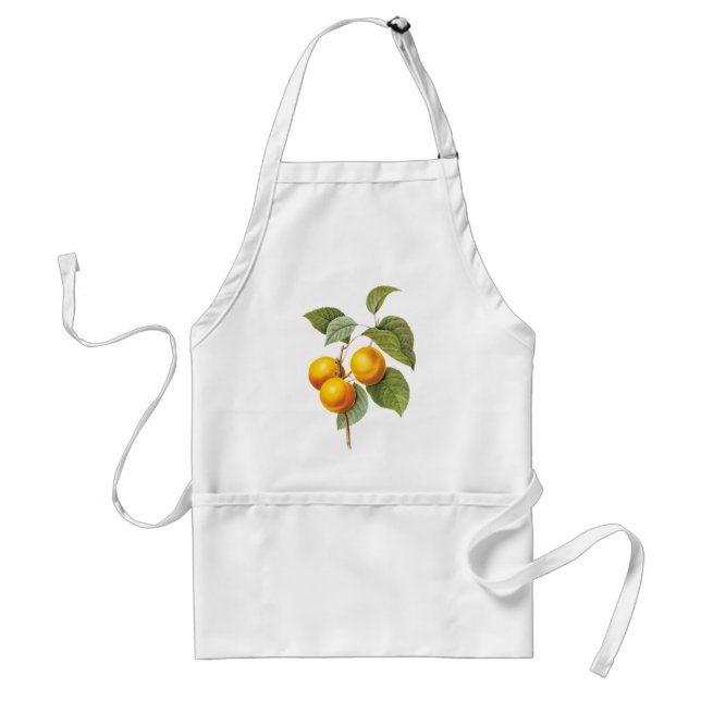 Tablier Aliments anciens Fruits, Abricot Pêche par Redoute (Devant)