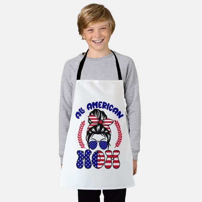 Tablier All American Mom-32169 (Porté)