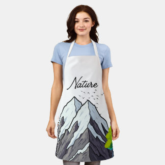 Tablier All-Over Print Apron, Medium