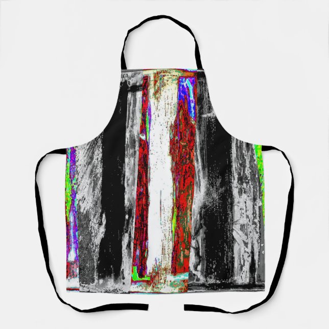 Tablier All-Over Print Apron – Reflection Layers (Recto)