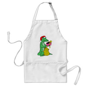 Tablier Alligator de Noël