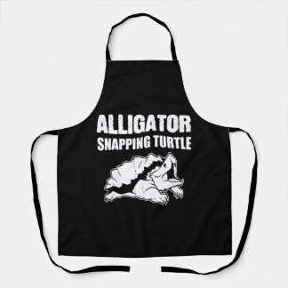 Tablier Alligator Snapping Turtle Animal Biologiste Cadeau