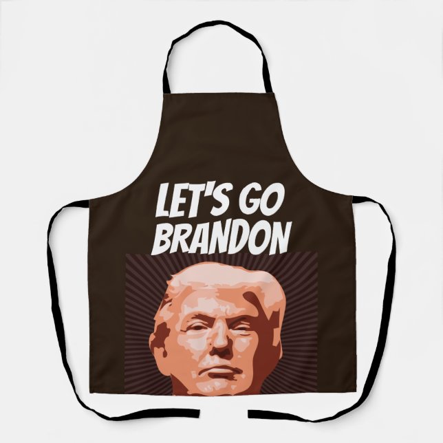 TABLIER ALLONS BRANDON TRUMP KITCHEN APRON POUR NOËL (Recto)