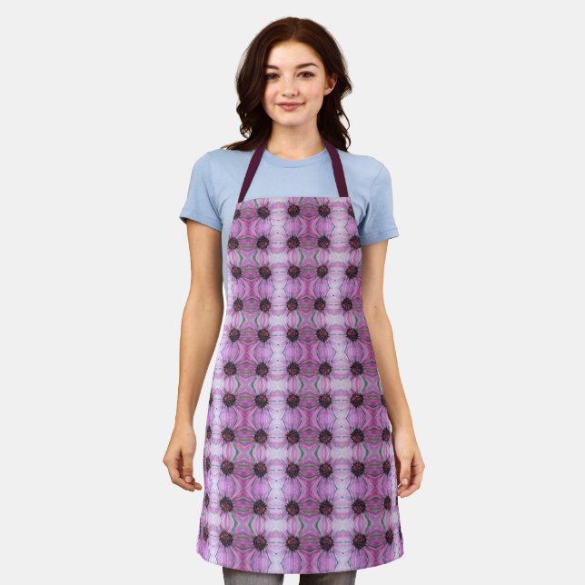 Tablier Allover Print Apron Daisy Centre (Porté)