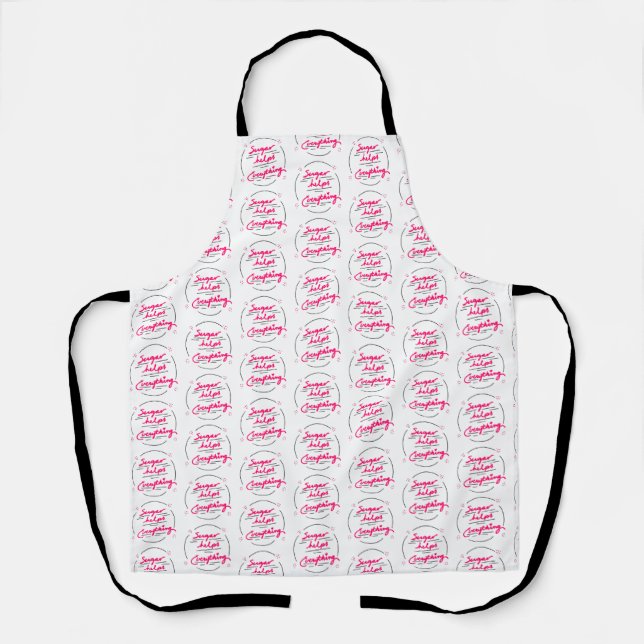 Tablier Allover Print Apron Sugar aide tout (Recto)