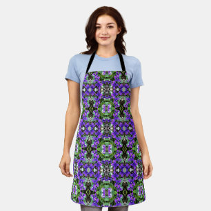 Tablier Allover Print Apron Wild Violets