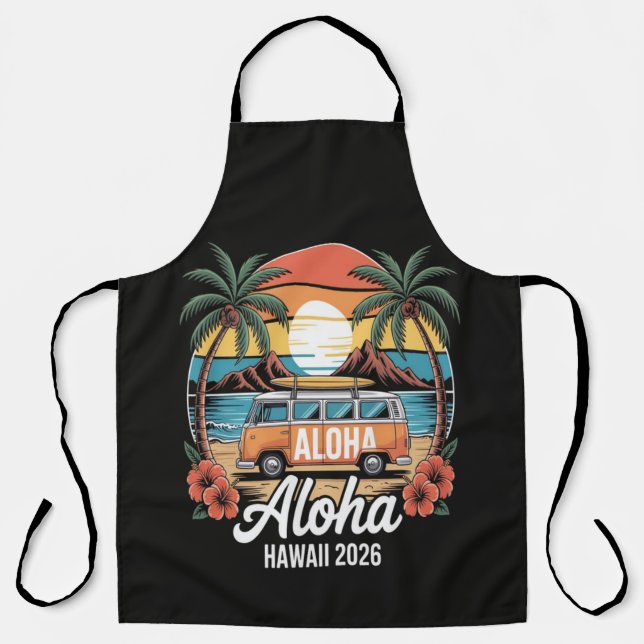 Tablier Aloha Hawaï 2026 (Recto)