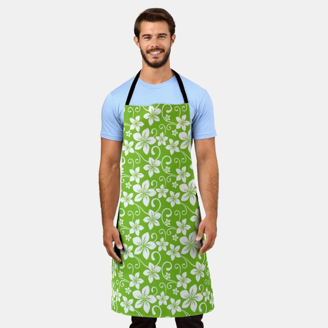 TABLIER ALOHA HAWAII (LIME) (Porté)