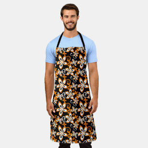 TABLIER ALOHA HAWAII (NOIR/ORANGE)