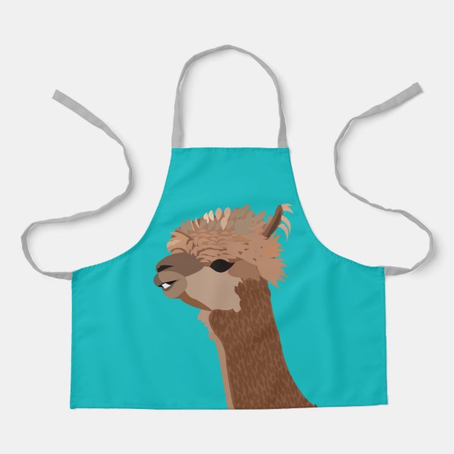 Tablier Alpaca Enfants Mignons (Recto)