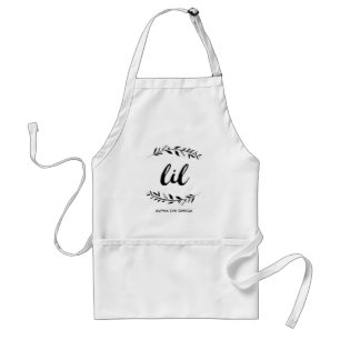 Tablier Alpha Chi Omega Petit Couronne