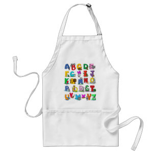 tablier alphabet éducatif