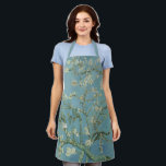 Tablier Amandiers en fleurs Vincent Van Gogh<br><div class="desc">Amandiers en fleurs Vincent Van Gogh sur tout le tablier imprimé de Ricaso</div>