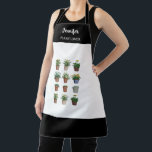 Tablier Amarrages plante fleurs monogrammée plante amant<br><div class="desc">Amarrages plante fleurs monogrammed plante amant Apron Vous pouvez le personnaliser et ajouter votre nom et texte.</div>
