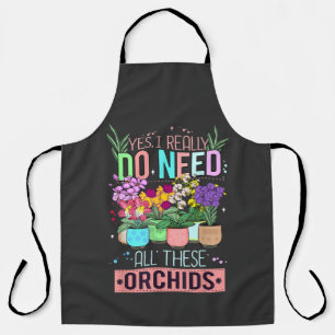 Tablier Amateur d'orchidée drôle de plante