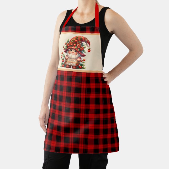 Tablier Amateurs de jardinage mignon gnome (Insitu)