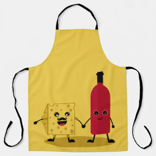 Tablier Amateurs De Vins Et De Fromages