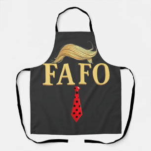 Tablier Américain Donald Trump FAFO USA Drapeau patriotiqu