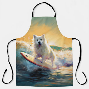 Tablier American Eskimo Beach Surf Peinture