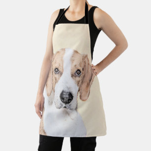Tablier American Foxhound Painting - Joli art original chi