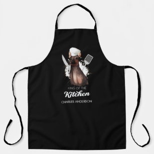Tablier American Hairless Terrier King of the Kitchen Dog