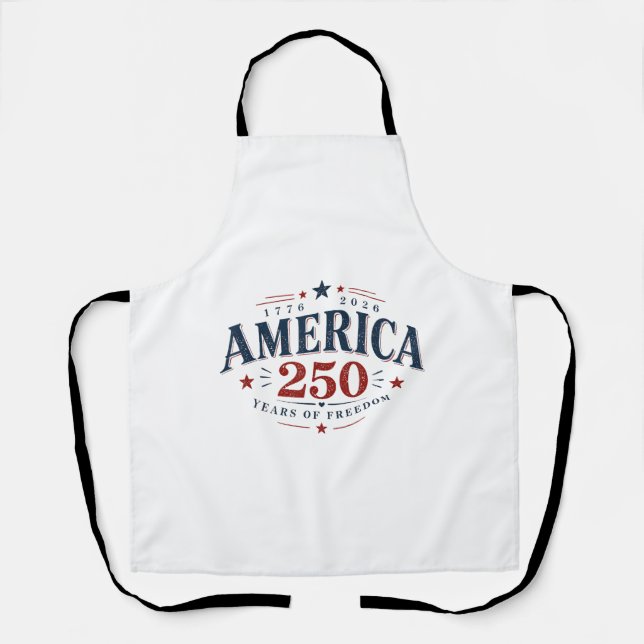 Tablier Amérique États-Unis 250e, 250 Ans de Liberté (Recto)