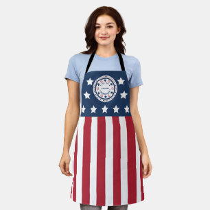 Tablier Amérique personnalisée 250e 4 juillet BBQ patrioti