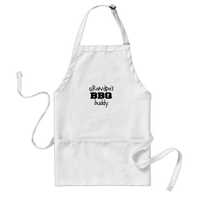 Tablier Ami du BBQ du grand-papa (Devant)