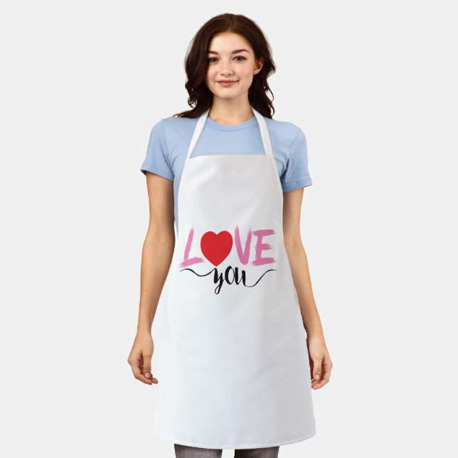 Tablier amour (Porté)