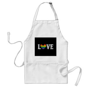 Tablier Amour Arc-en-ciel Vintage Fière Famille Gay Lesbie