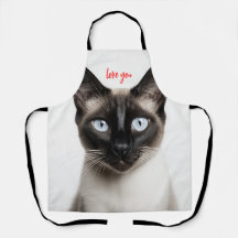 Amour de chats siamois monochrome