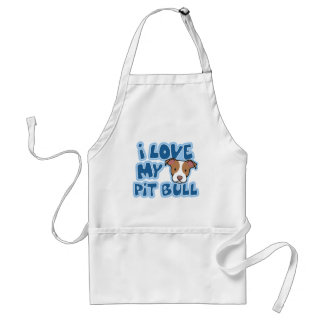 Tablier Amour de Kawaii I mon pitbull