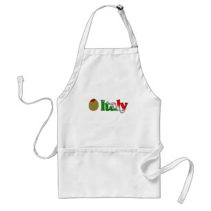 Tablier (Amour d'I) l'Italie olive