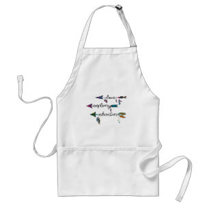 Tablier Amour Explore Aventure Arrow Tribal Boho Design