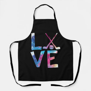 Tablier Amour Hockey sur glace filles Dons de hockey femme