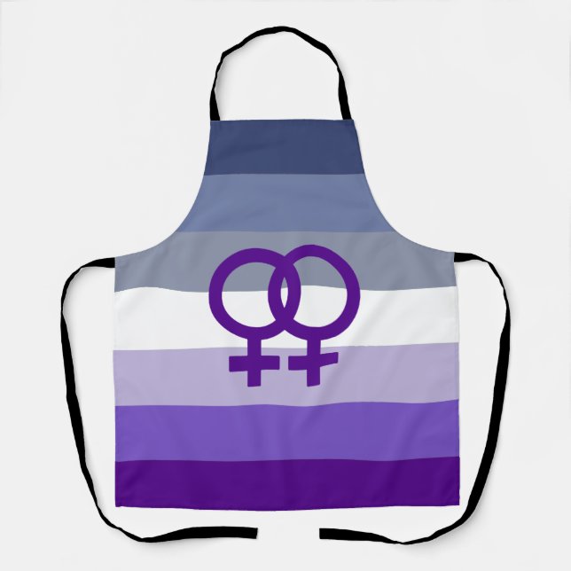 Tablier Amour Lesbien Butch Fierté WLW (Recto)