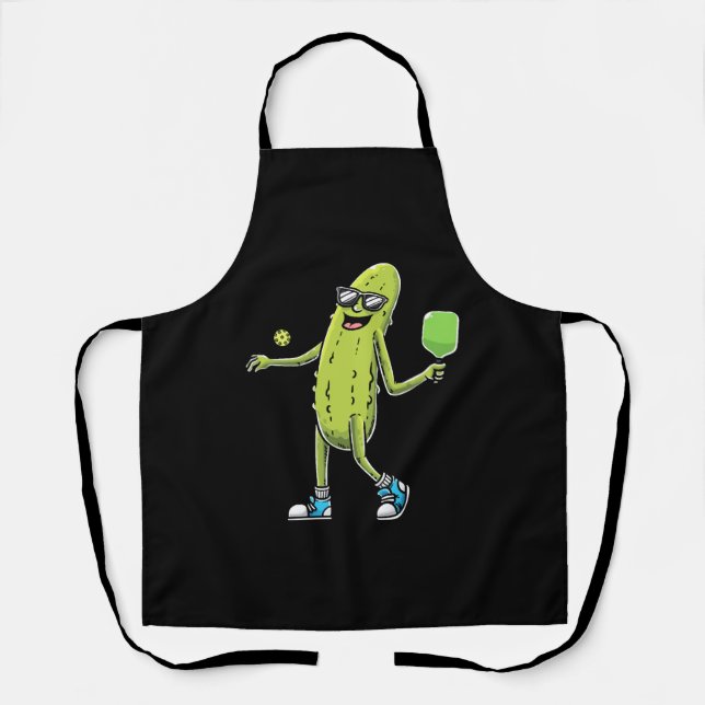 Tablier Amoureux de la chicelle Dill Pickleball Player (Recto)