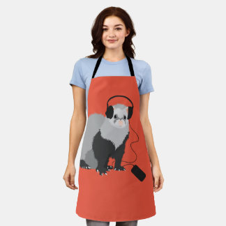Tablier Amoureux de la musique furet