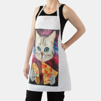 Tablier Amoureux de les chats Apron Pour Articles De Cuisi