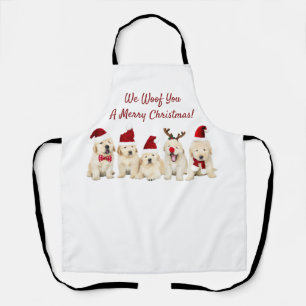 Tablier Amoureux de les chiens - Chiens de Noël Apron
