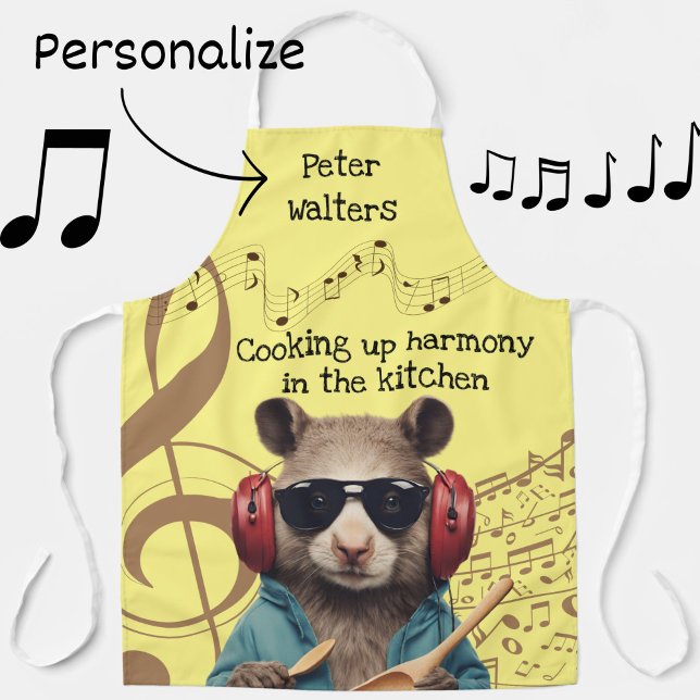 Tablier Amoureux de musique de fête de Brother (Créateur téléchargé)